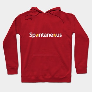 Spontaneous typographic logo design Hoodie